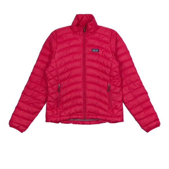 Patagonia Jackets & Blazers - Patagonia Womens Size M Zip Up Goose Down Quilted Puffer Sweater Jacket